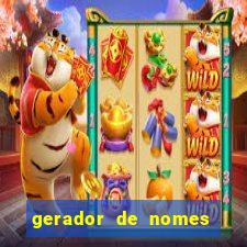 gerador de nomes para jogos